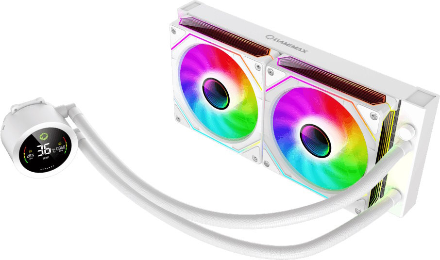 Водяне охолодження Gamemax IceBurg 240 Digital White