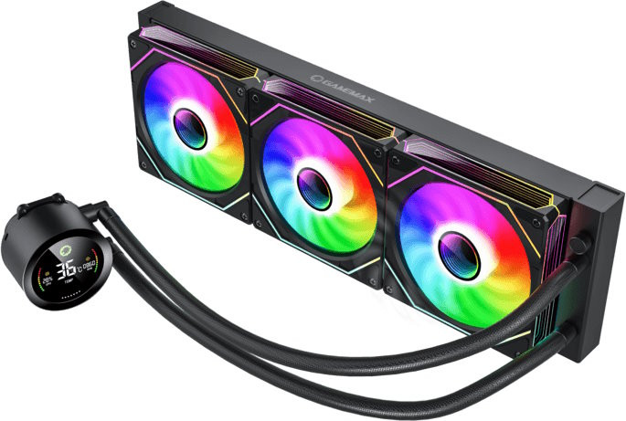 Водяное охлаждение Gamemax IceBurg 360 Digital Black