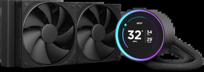 Водяное охлаждение NZXT Kraken Elite 240 (2024) (RL-KN24E-B2)