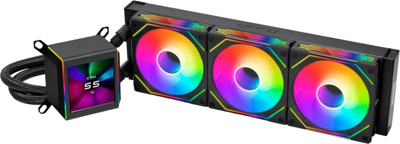 Водяное охлаждение Lian Li Galahad II LCD SL-INF 360 Black (G89.GA2ALCD36INB.00)