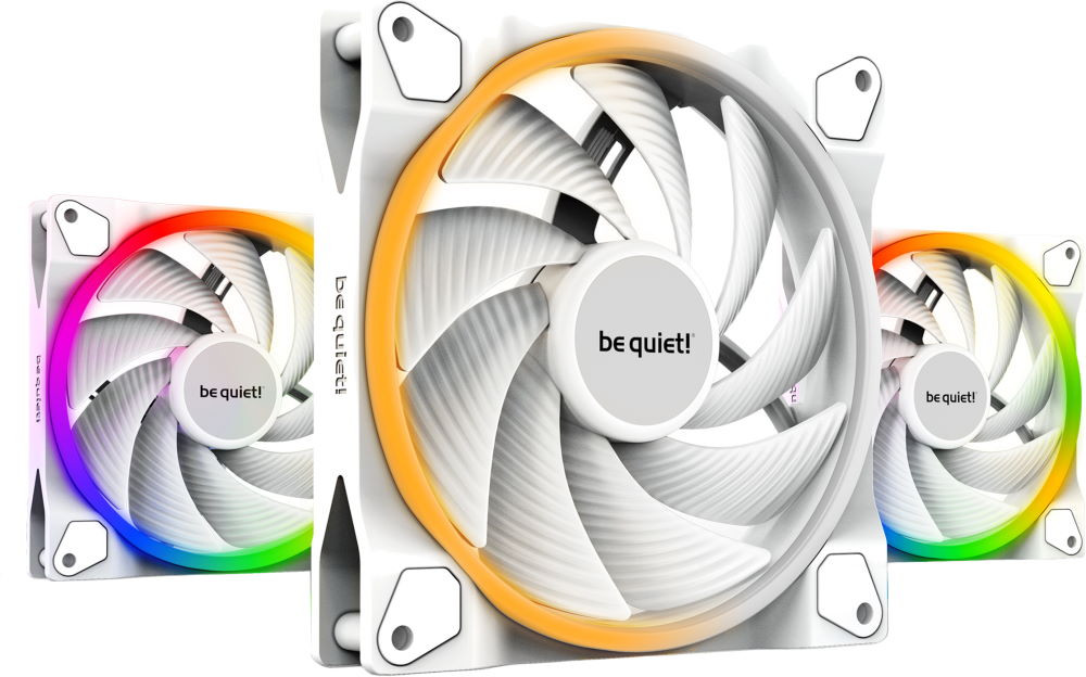Вентилятор be quiet Light Wings White 140 PWM high-speed Triple-Pack (BL103)