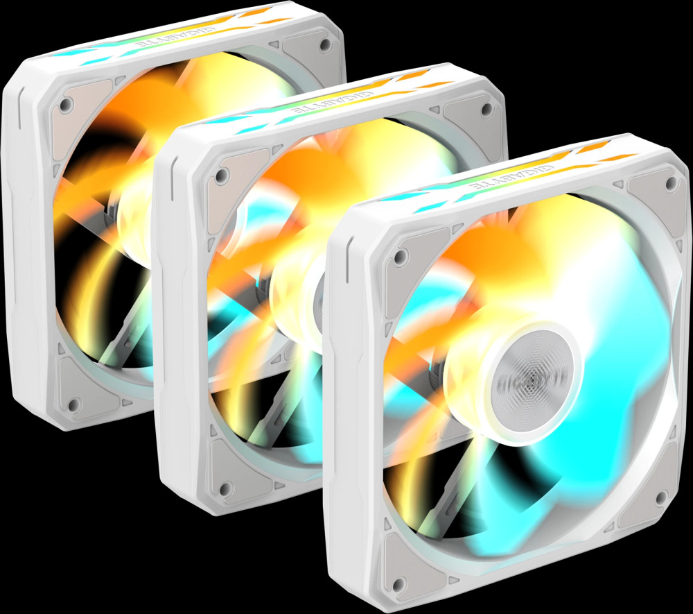 Система охлаждения Gigabyte EZ CHAIN RVS FAN 120 ICE (3-Pack) (GP-GBT EZRVSFAN1203 ICE)