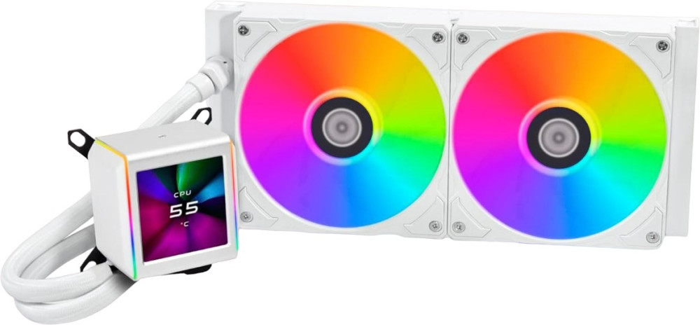 Водяное охлаждение Lian Li Galahad II LCD 280 White (G89.GA2ALCD28W.00)