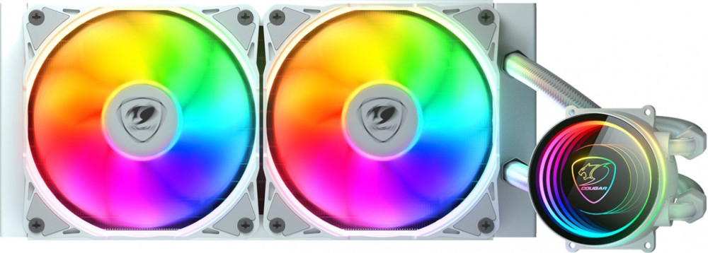 Водяное охлаждение Cougar Poseidon Elite ARGB 240 White