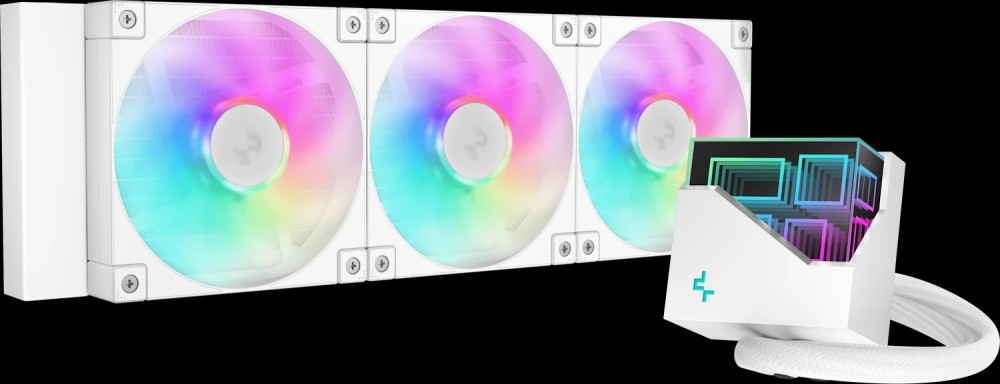 Водяное охлаждение Deepcool LT360 White (R-LT360-WHAMNC-G-1)