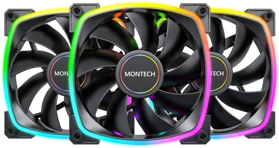 Вентилятор Montech AX120 PWM 3 in 1 Black