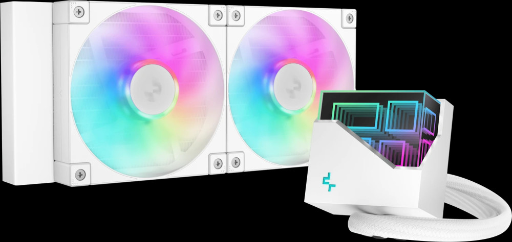 Водяное охлаждение Deepcool LT240 White (R-LT240-WHAMNC-G-1)