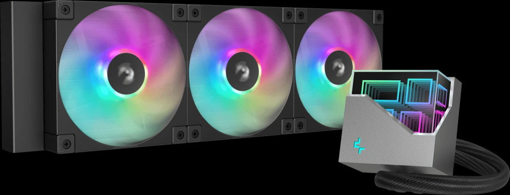 Водяное охлаждение Deepcool LT360 Black (R-LT360-BKAMNC-G-1)