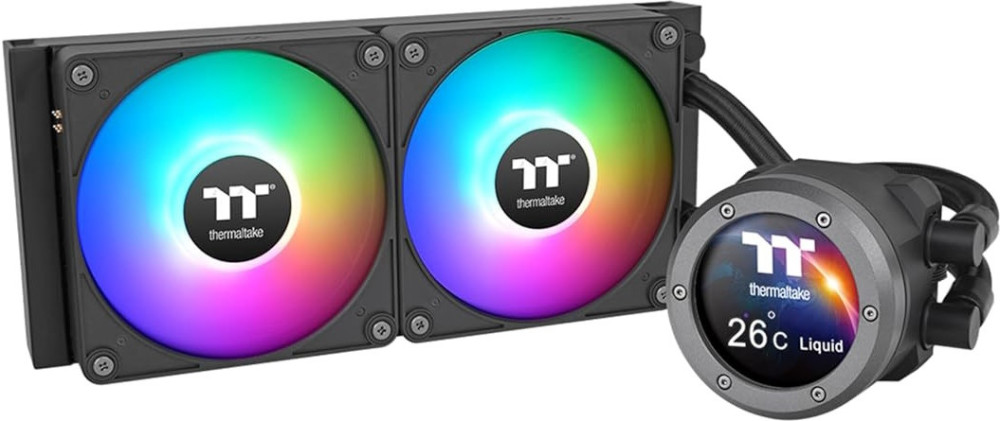Водяное охлаждение Thermaltake TH240 V2 Ultra EX ARGB Black (CL-W414-PL12SW-A)
