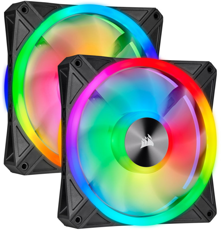 Вентилятор Corsair iCUE QL140 RGB 140mm PWM Dual Kit (CO-9050100-WW)