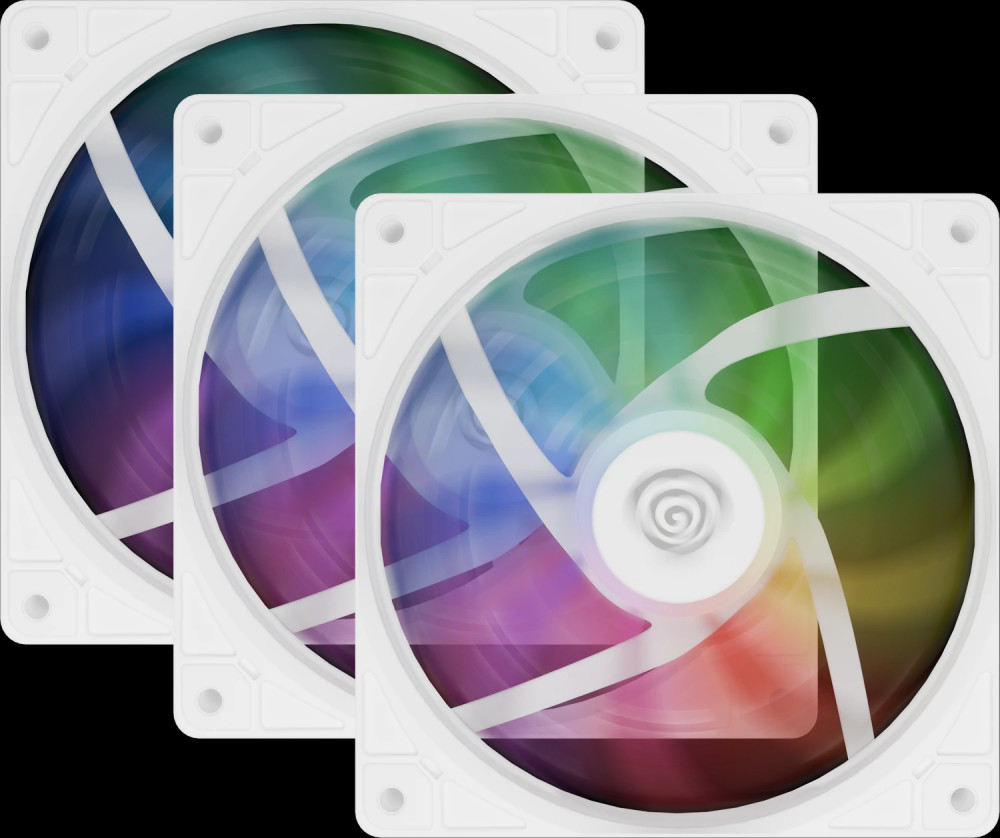 Вентилятор Genesis Oxal 120 ARGB White 3pcs. (NGF-2266)