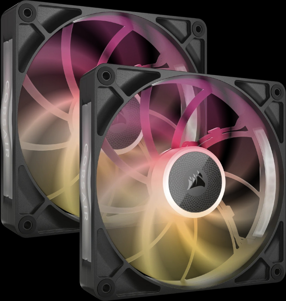 Вентилятор Corsair iCUE LINK RX140 MAX RGB PWM Dual Pack Black (CO-9051036-WW)