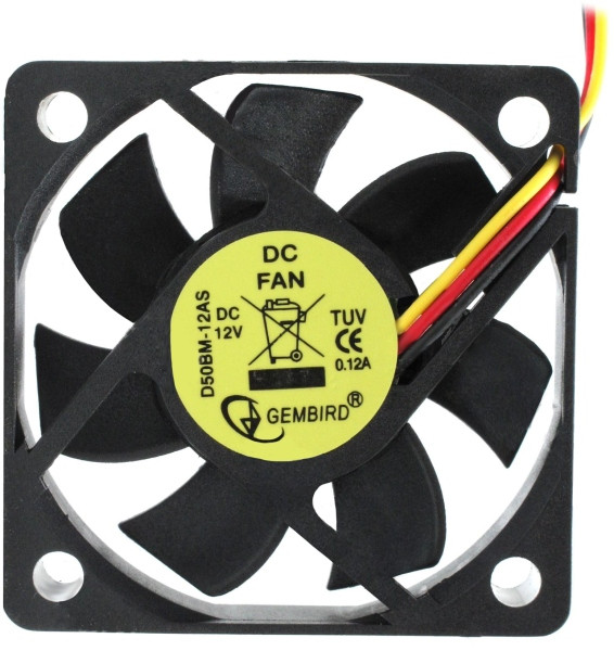 Вентилятор Gembird D50BM-12AS