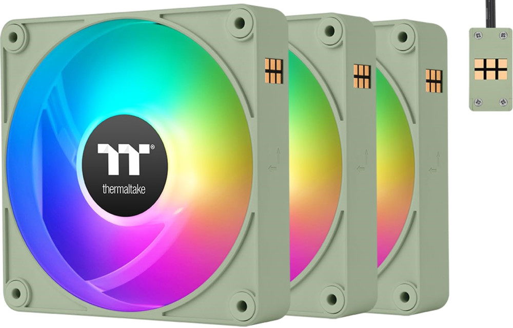 Вентилятор Thermaltake CT120 EX ARGB Matcha Green (3-Fan Pack) (CL-F196-PL12MG-A)
