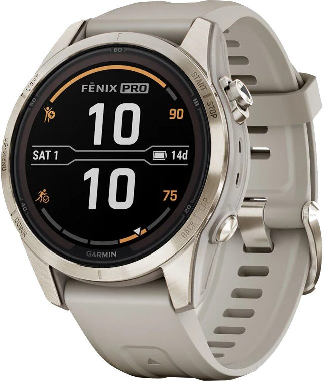 Смартгодинник Garmin Fenix 7S Pro Sapphire Solar