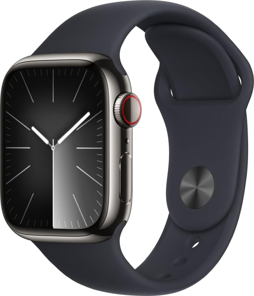 Годинник-телефон Apple Watch 9 Steel 45 mm (MRQN3)