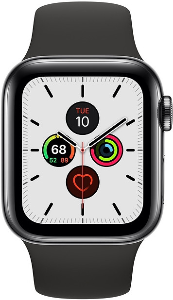 Годинник-телефон Apple Watch 5 Steel 44 mm Cellular