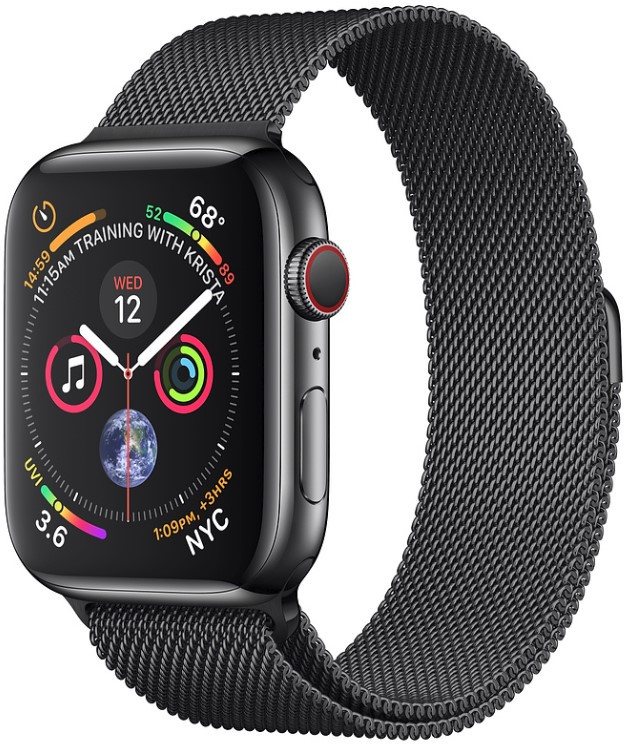 Часы-телефон Apple Watch 4 Steel 40 mm Cellular