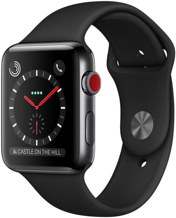 Часы-телефон Apple Watch 3 38 mm Cellular