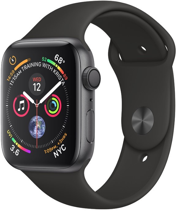 Часы-телефон Apple Watch 4 Aluminum 44 mm Cellular