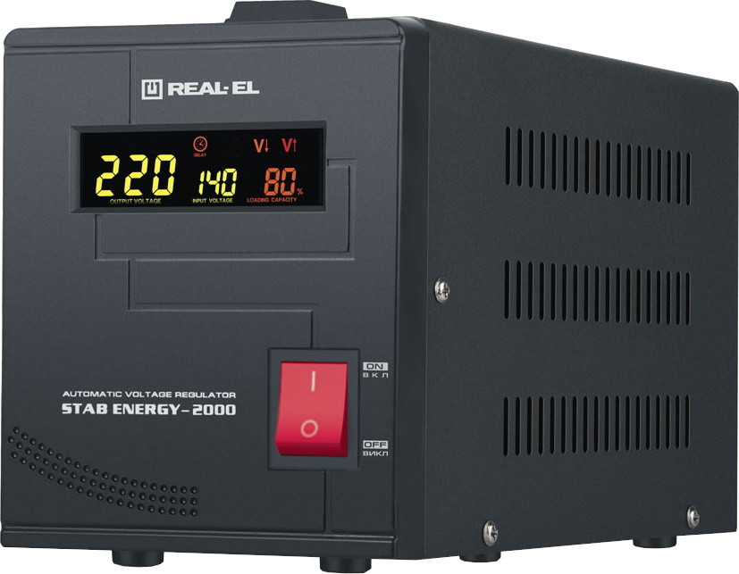 Стабилизатор напряжения REAL-EL STAB ENERGY-2000