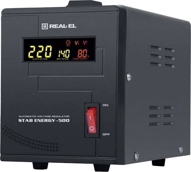 Стабилизатор напряжения REAL-EL STAB ENERGY-500