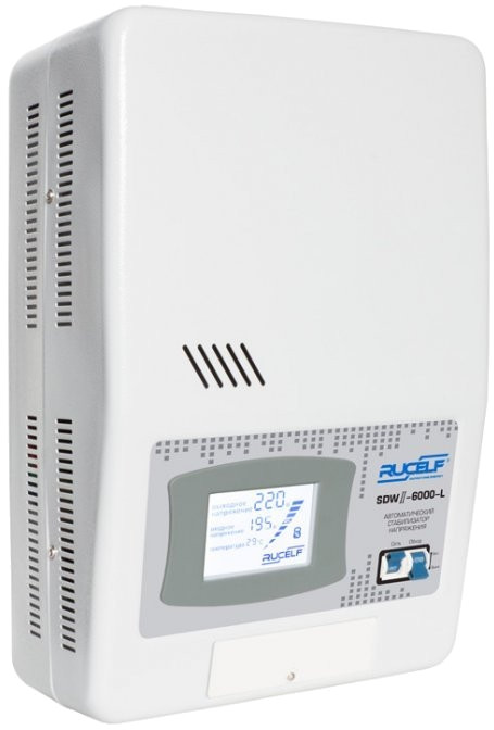 Стабілізатор напруги RUCELF SDWII-6000-L