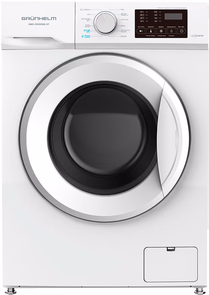 Пральна машина Grunhelm GWS-F610D2WST