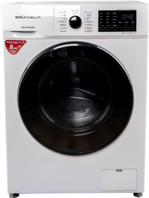 Пральна машина Grunhelm GWS-FN812D3WB
