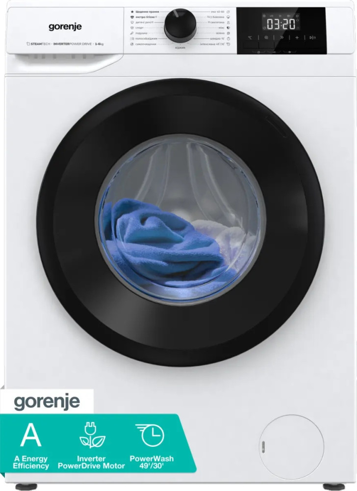 Пральна машина Gorenje W3NGPI61SAS/UA