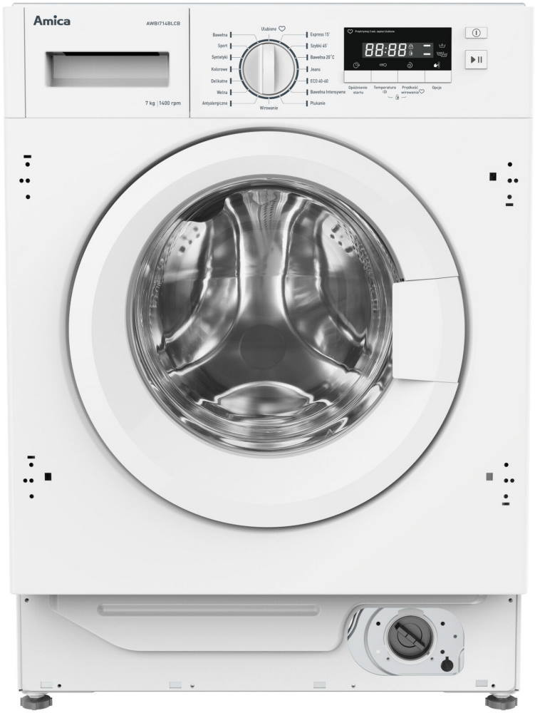 Вбудована пральна машина Amica AWBI714BLCB
