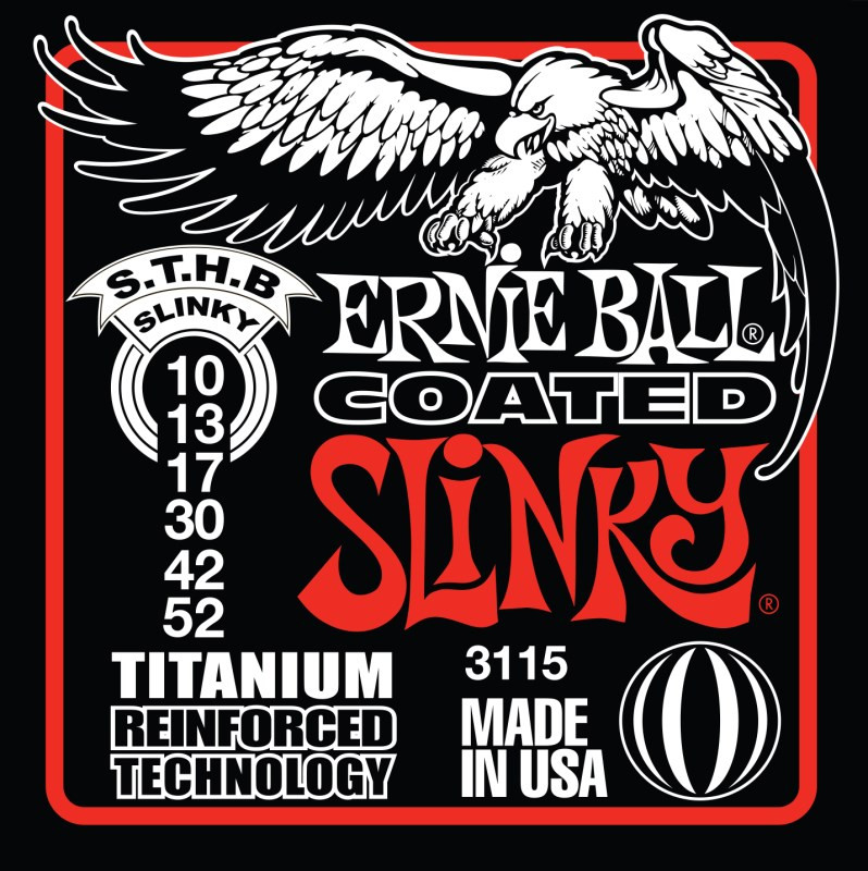 Струни Ernie Ball Slinky RPS Coated Titanium 10-52 (3115)