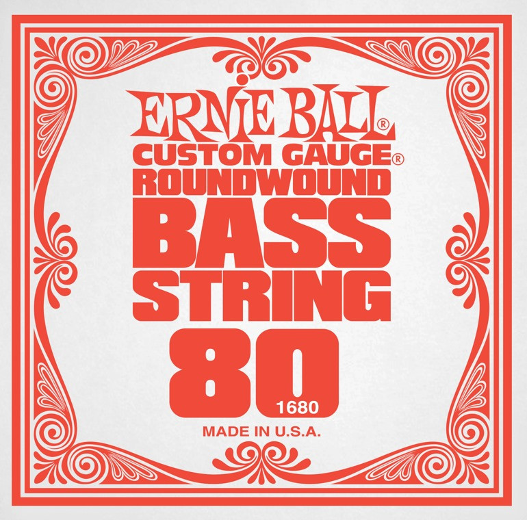 Струны Ernie Ball Single Nickel Wound Bass 80
