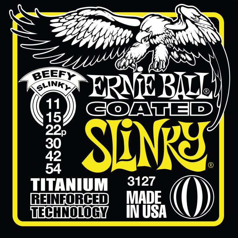 Струни Ernie Ball Slinky RPS Coated Titanium 11-54 (3127)