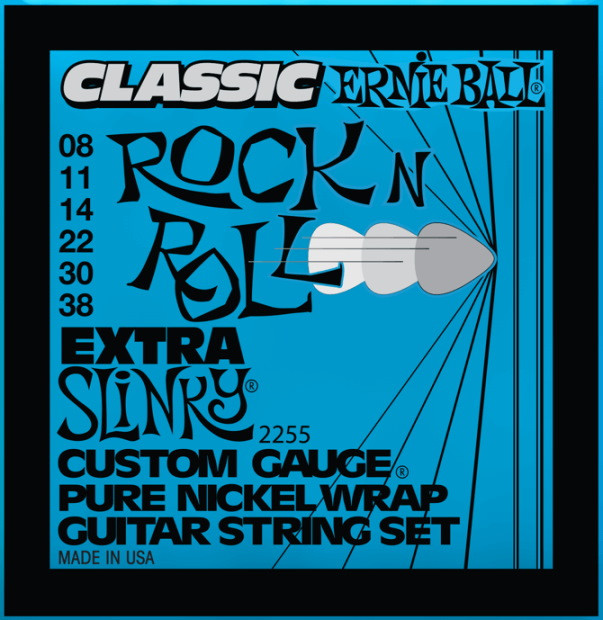 Струни Ernie Ball Slinky Pure Nickel Wrap 8-38 (P02255)