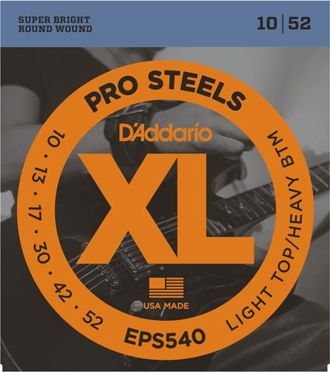 Струни DAddario XL ProSteels 10-52 (EPS540)