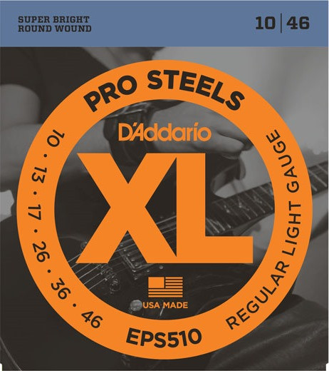 Струни DAddario XL ProSteels 10-46 (EPS510)