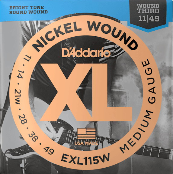 Струни DAddario XL Nickel Wound Third 11-49 (EXL115W)