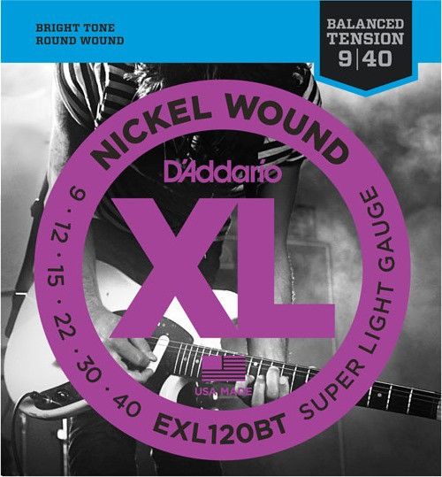 Струни DAddario XL Nickel Wound 9-40 (EXL120BT)