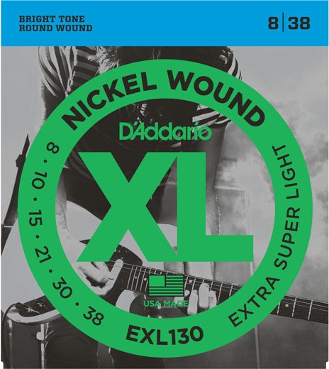 Струни DAddario XL Nickel Wound 8-38 (EXL130)