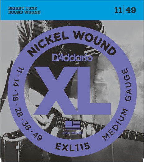 Струни DAddario XL Nickel Wound 11-49 (EXL115)
