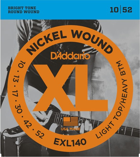 Струни DAddario XL Nickel Wound 10-52 (EXL140)