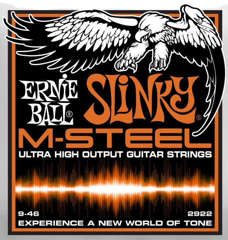 Струны Ernie Ball Slinky M-Steel 9-46 (2922)