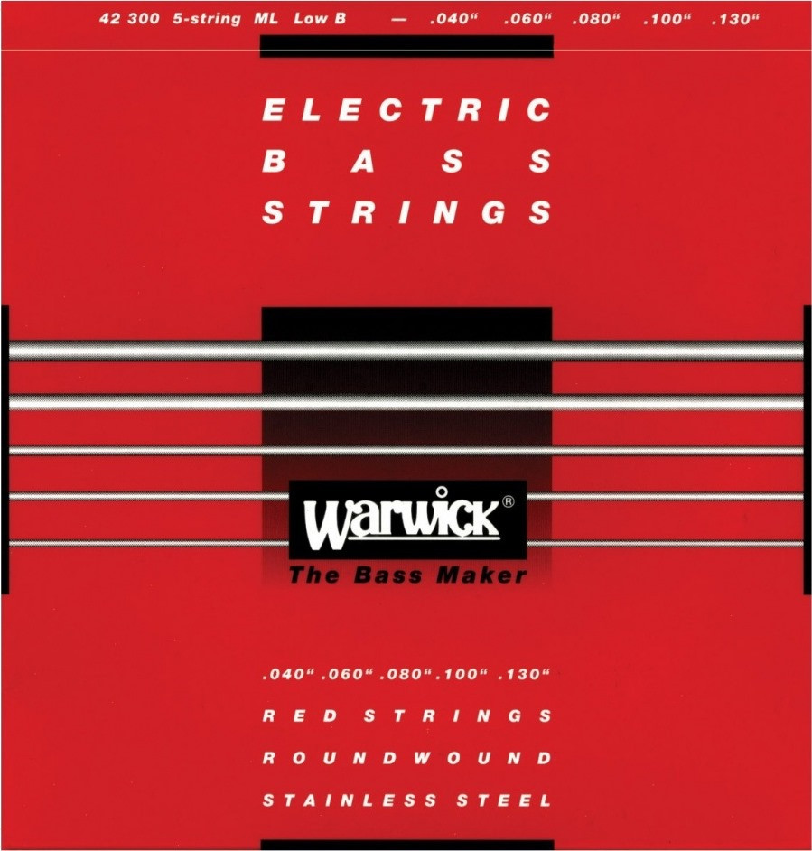 Струны Warwick Red Label ML5B 40-130