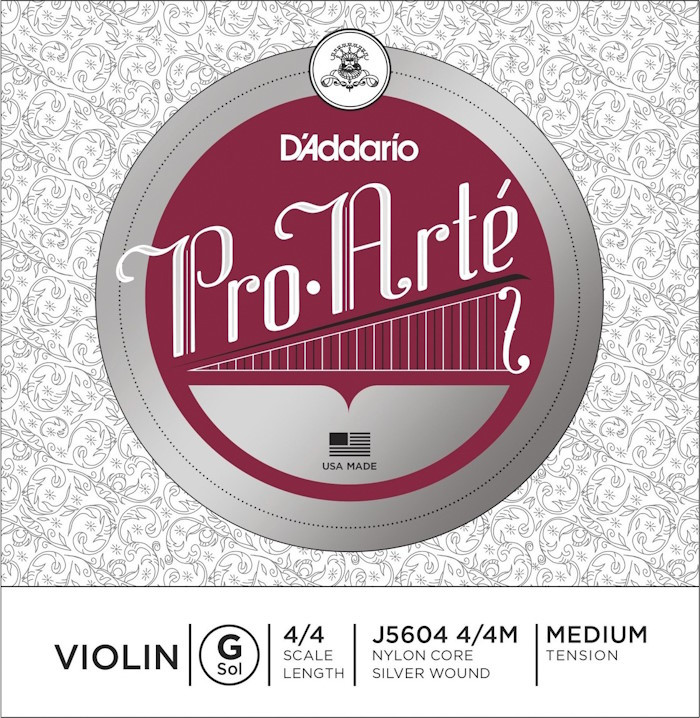 Струни DAddario Pro-Arte Violin G String 4/4 Medium (J5604 4/4M)