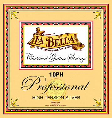 Струны La Bella Professional Classical Guitar Strings High Tension Silver (10PH)