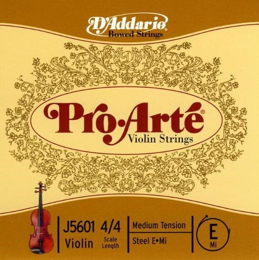 Струни DAddario Pro-Arte Single E Violin 4/4 Medium (J5601)