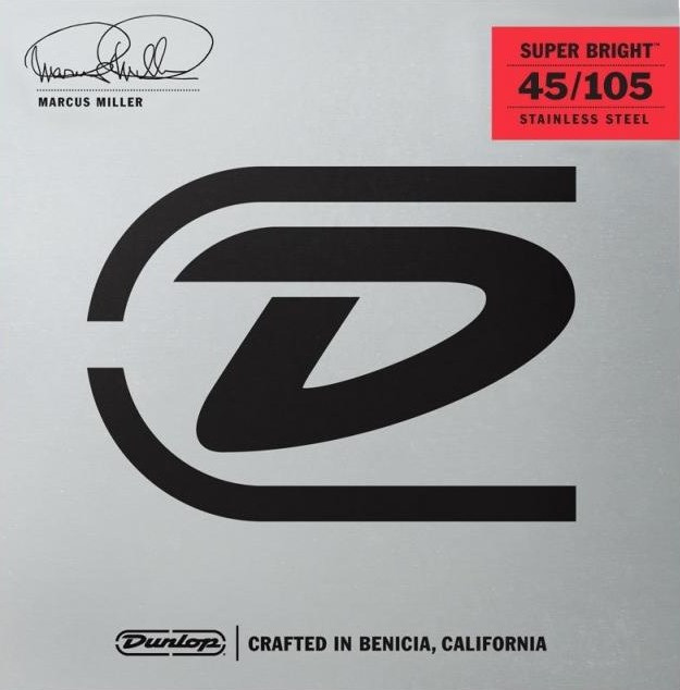 Струни Dunlop Marcus Miller Bass Super Bright 45-105 (DBMMS45105)