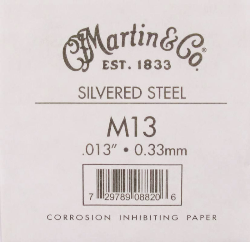 Струни Martin M13 Silvered Steel String