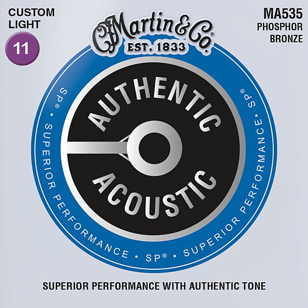 Струни Martin Authentic Acoustic SP Phosphor Bronze 11-52 (MA535)